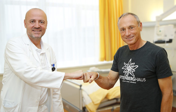 Langjähriger Chef der österreichischen Sporthilfe vertraut auf die Chirurgie des Klinikums Rohrbach